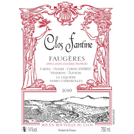 Faugères " Tradition " 2019, Clos Fantine